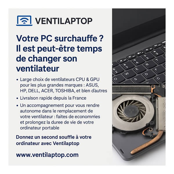  Votre PC surchauffe ? Il est peut-être temps de changer son ventilateur.